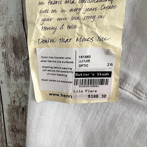 White Flare Jeans - Picture 3 of 4